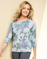 Floral Shimmer Sweater thumbnail number 1