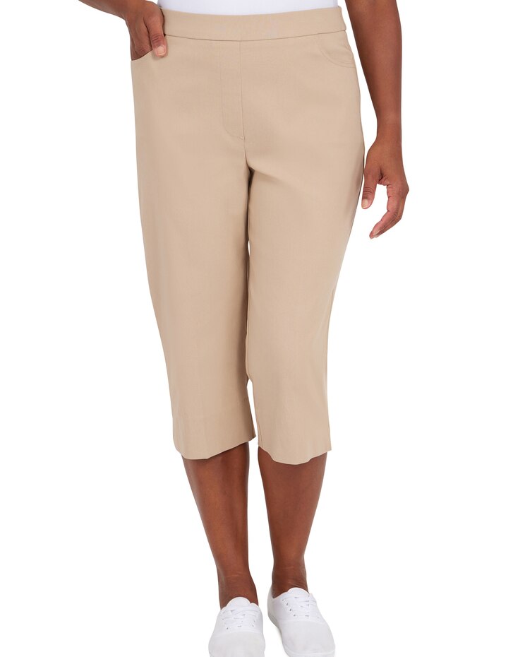 Alfred Dunner® Classic Allure Stretch Clamdigger Capri image number 1
