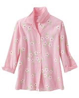 Alfred Dunner Embroidered Pinstripe Shirt thumbnail number 2