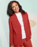 Open Cable Cardigan thumbnail number 1