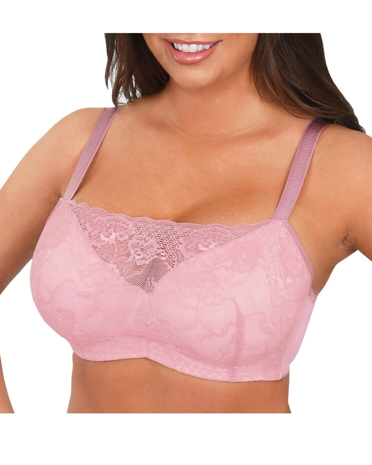 Wired Molded Cup Bra With A Lace Bandeau Front image number 1