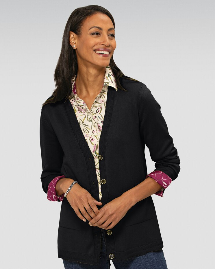 Madison V-Neck Cardigan image number 1