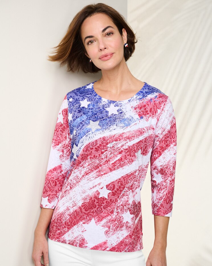 Americana Burnout Tee image number 1