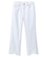 Petal Fringe Denim Crop thumbnail number 2