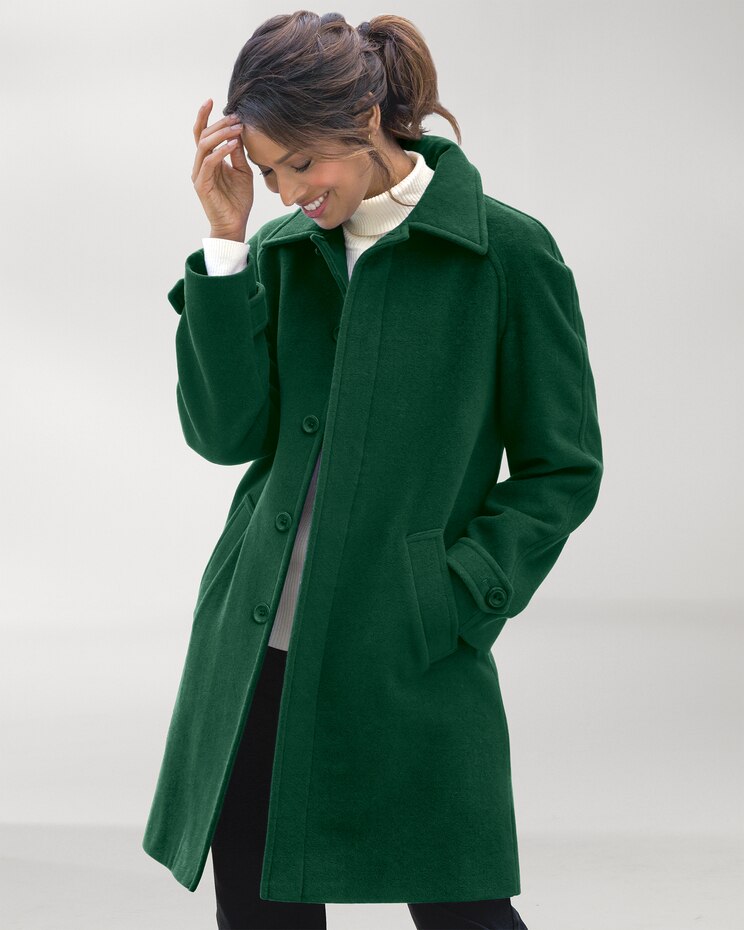 Wool Balmacaan Coat image number 1