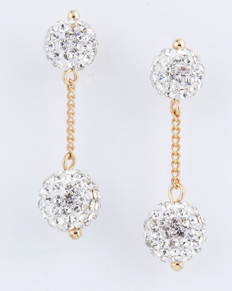 Crystal Ball Earrings