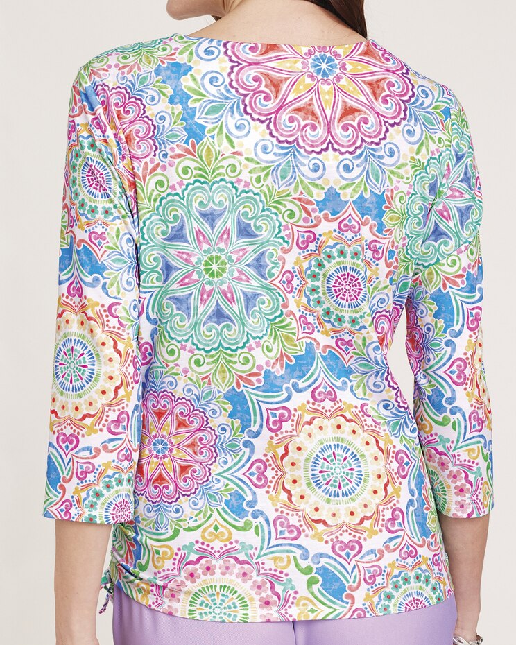 Alfred Dunner® Medallions Knit Top image number 2