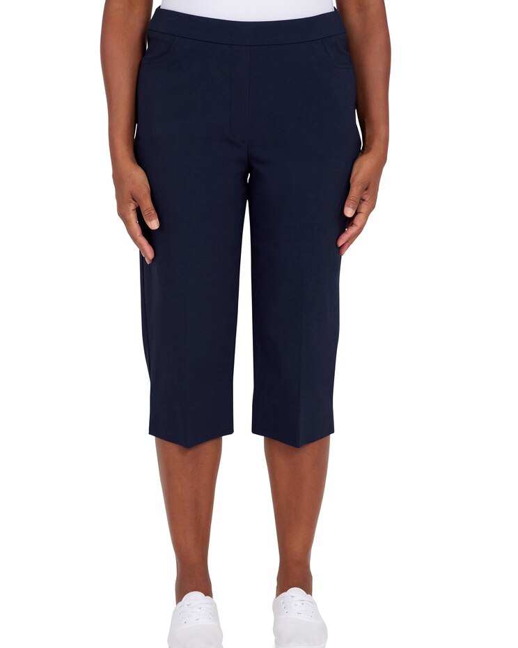 Alfred Dunner® Classic Allure Stretch Clamdigger Capri image number 1