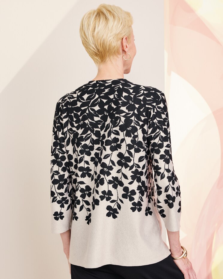 Cascade Leaves 2-fer Cardigan by Alfred Dunner image number 2