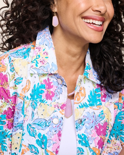 Amalfi Lemon Print Jacket