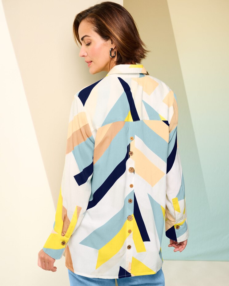 Sunrise Mixed Stripe Top image number 2