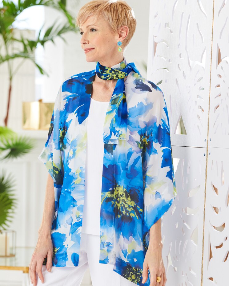 Dramatic Floral Kimono image number 1