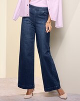 Slimtacular® Dream Jean Pull-On Wide-Leg thumbnail number 1