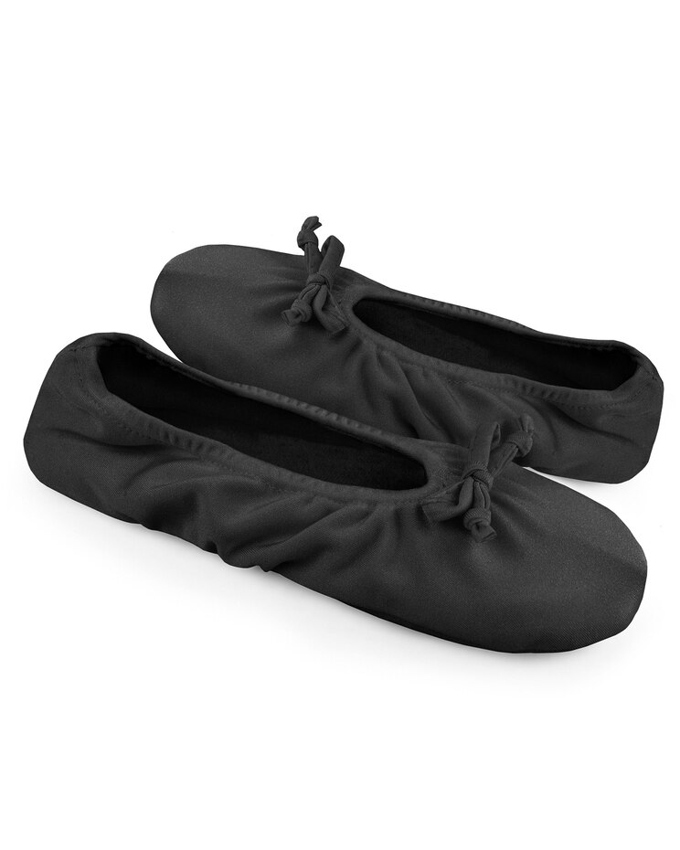 MUK LUKS Soft Ones Stretch Satin Ballerina Slippers image number 2