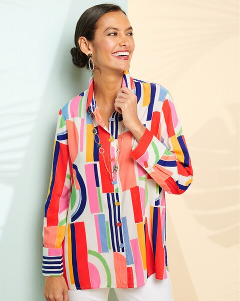Geo Brights Shirt