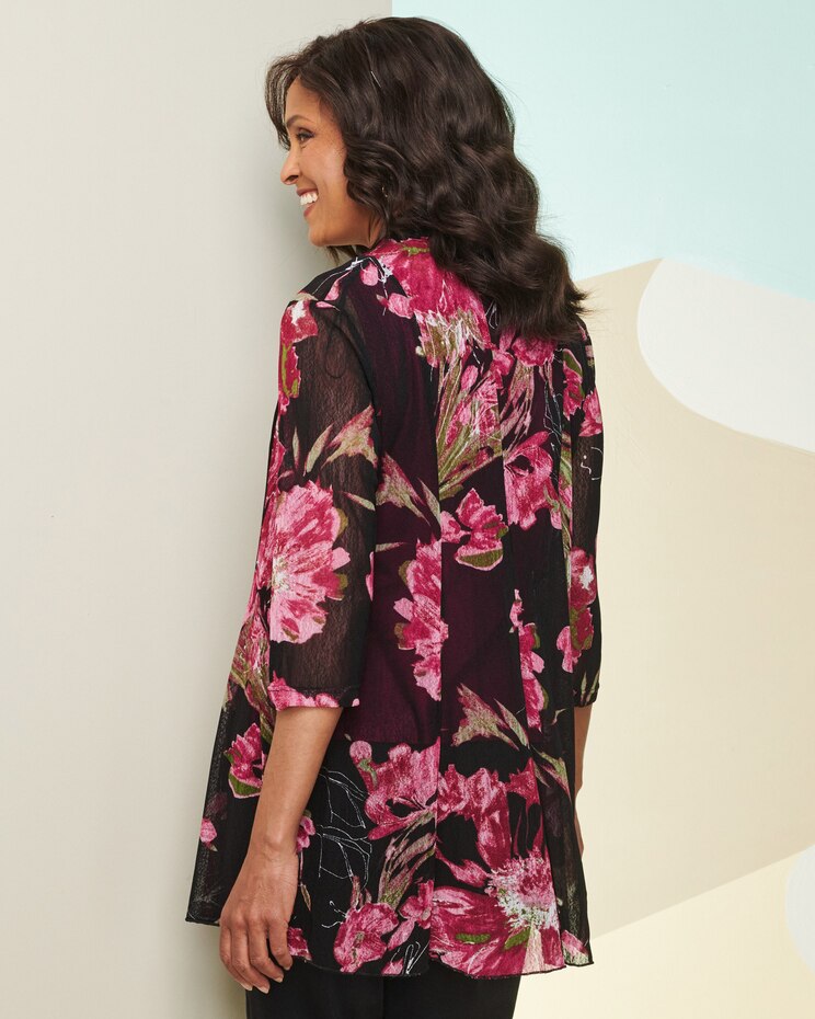 Blooming Bouquet Mesh Jacket image number 2