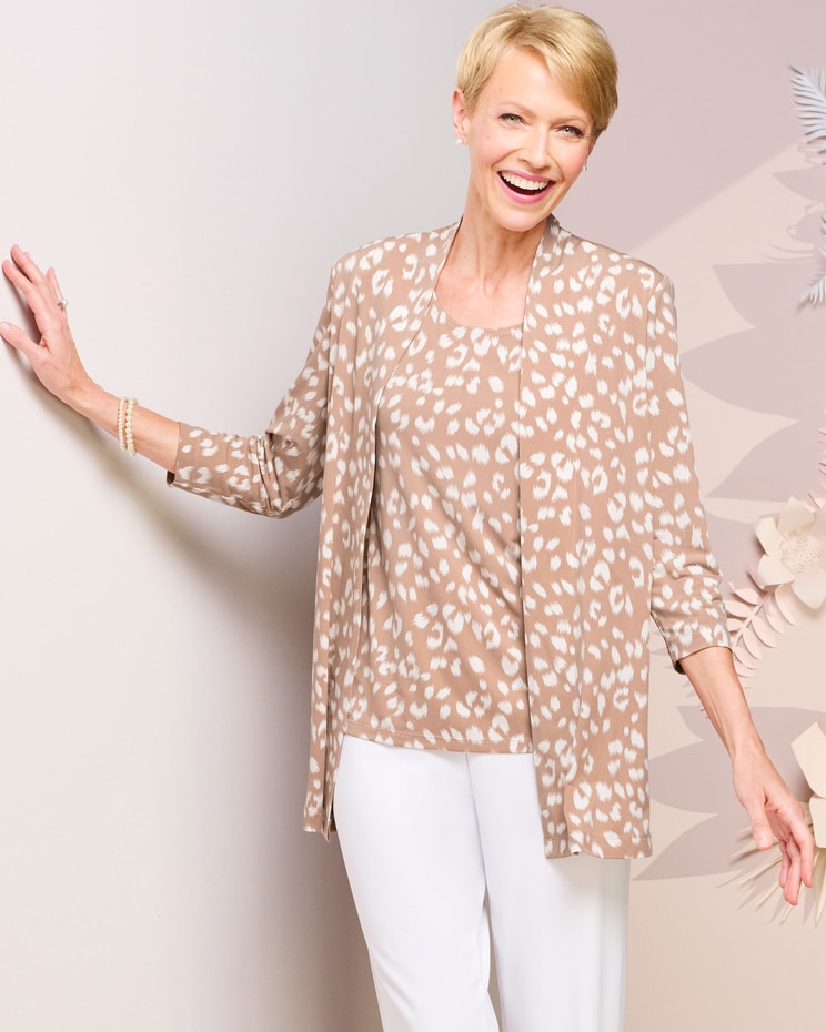 Animal Instinct Open Front Jacket image number 1
