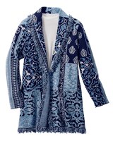 Jacquard Fringe Cardigan thumbnail number 3