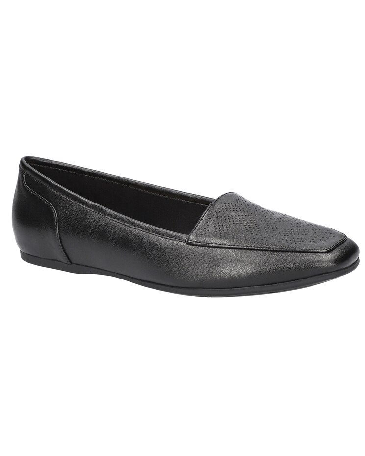 Easy Street® Thrill Perf Square Toe Flats image number 1