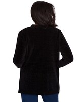 Alfred Dunner® Classics Chenille Cardigan with Pockets thumbnail number 2