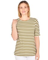 Ruby Rd® Striped Print Top thumbnail number 1
