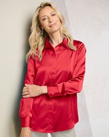Satin Big Shirt thumbnail number 1