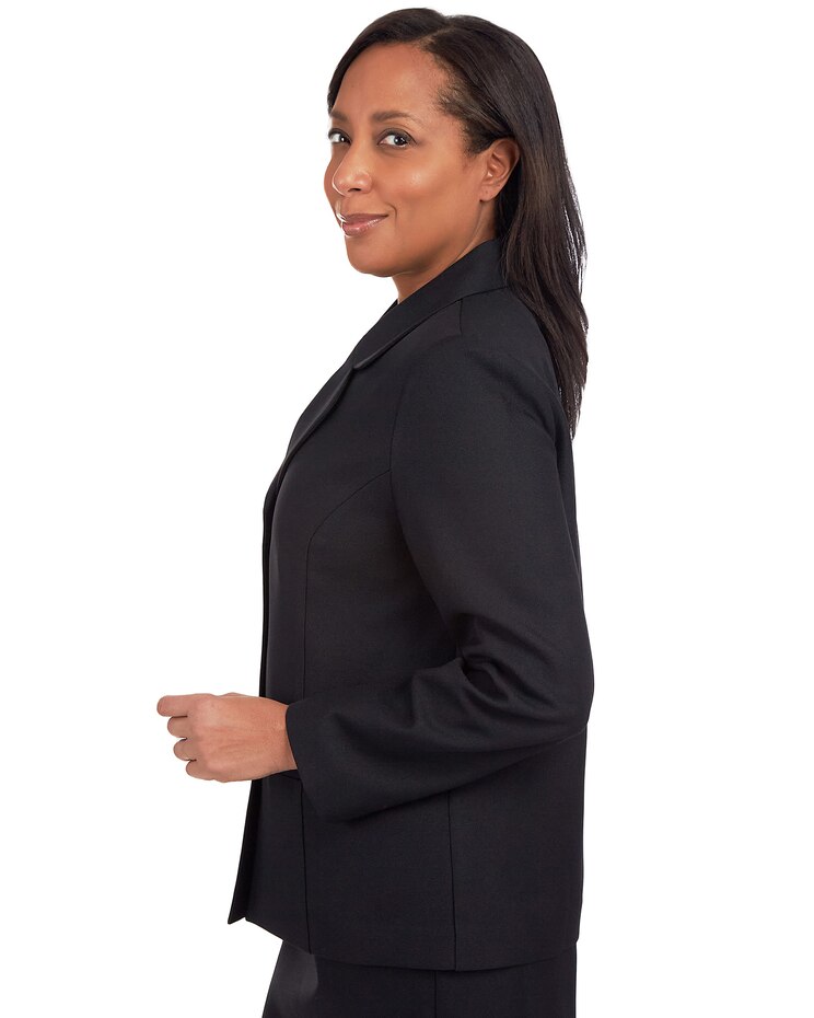 Alfred Dunner® Classic Fitted Blazer Jacket image number 4