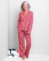 Karen Neuburger® English Beauty Long-Sleeve Girlfriend Pajamas thumbnail number 1