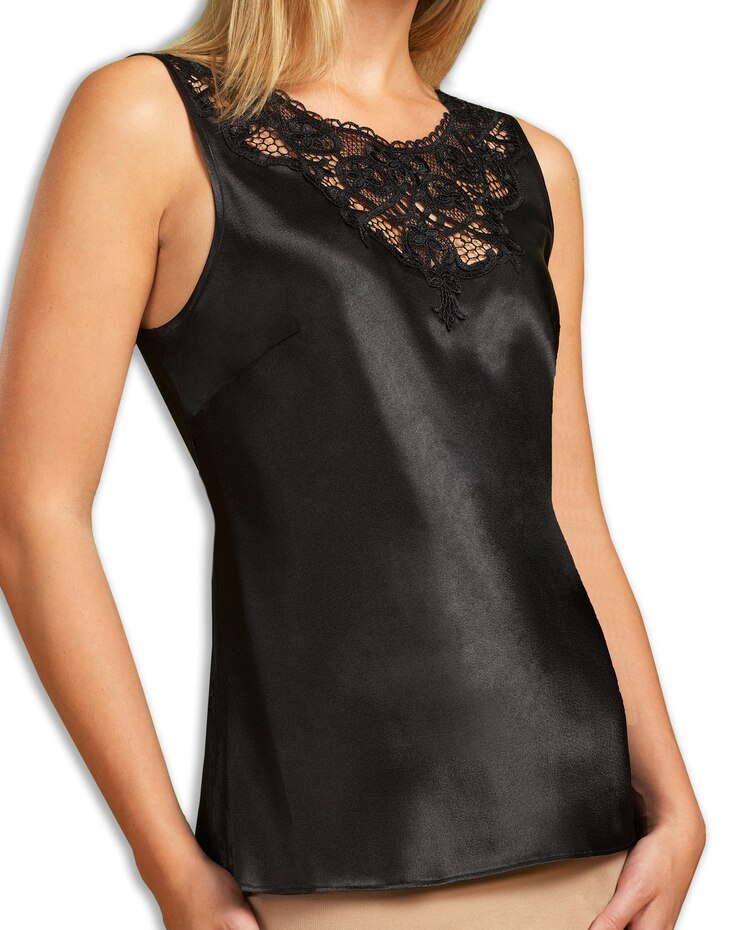 Satin Camisole with Medallion image number 1