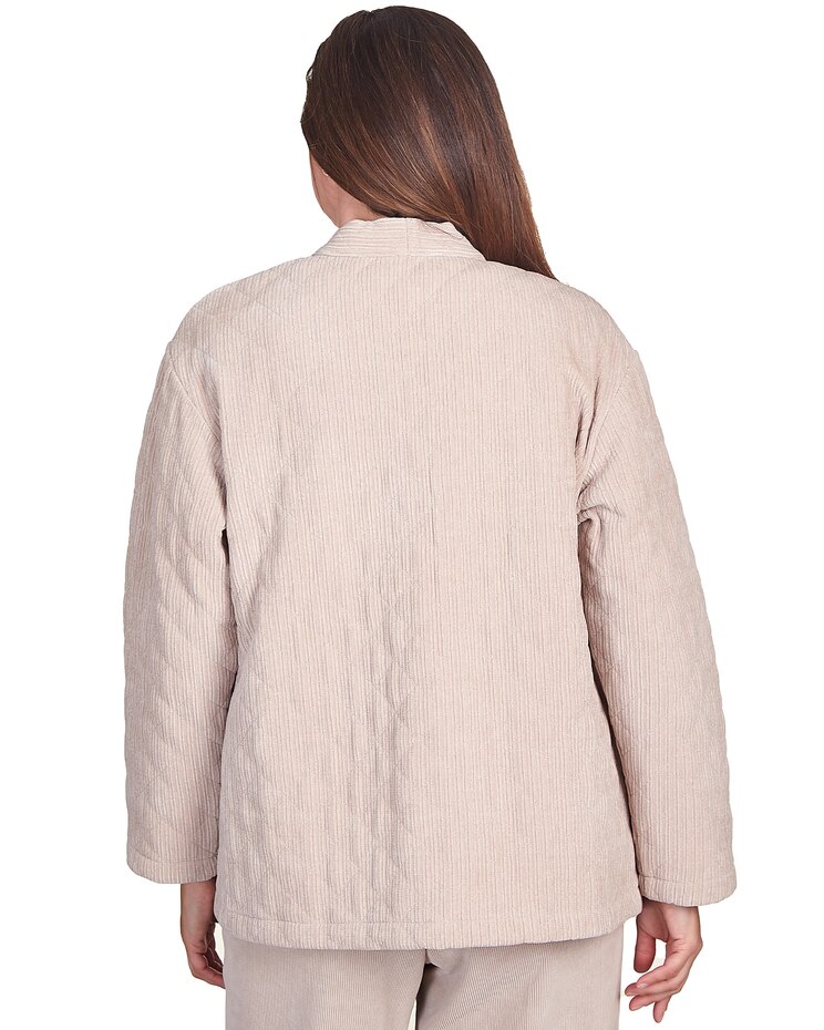 Alfred Dunner® St.Moritz Quilted Chenille Corduroy Jacket image number 2
