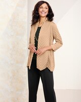 Satin Pleated Jacket thumbnail number 3