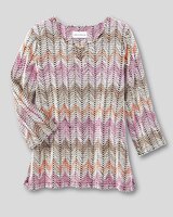 Chenille ZigZag Tee by Alfred Dunner thumbnail number 3