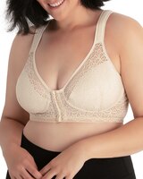 Leading Lady Nora Shimmer Support Back Lace Bra thumbnail number 1