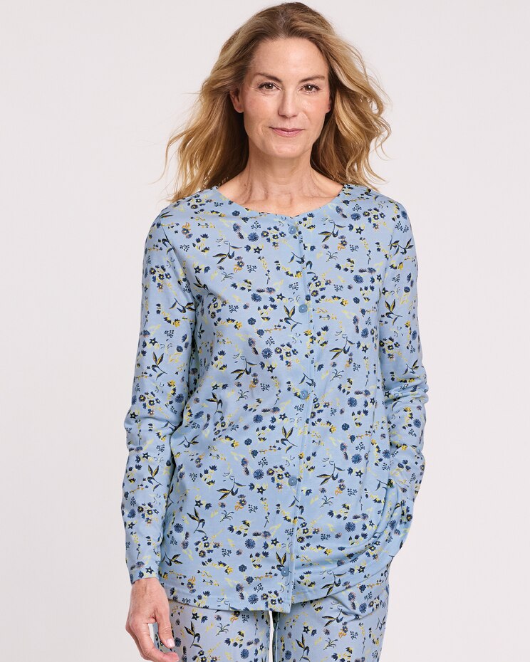 Button Front Sleep Shirt image number 1