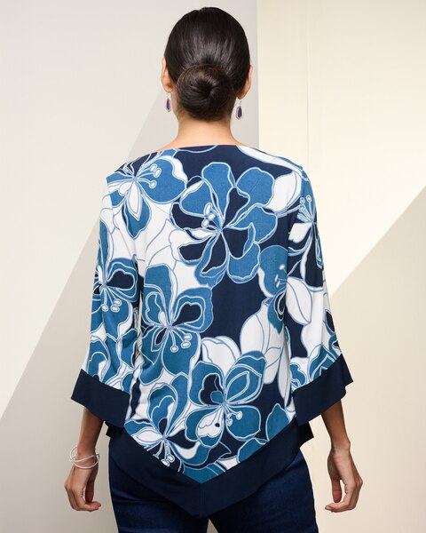 CL Patch Floral Top by Alfred Dunner