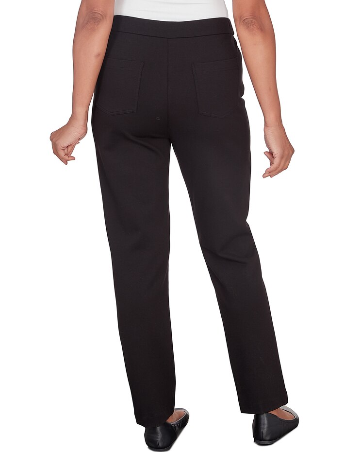 Alfred Dunner® World Traveler Comfort Ponte Short Length Pant image number 2