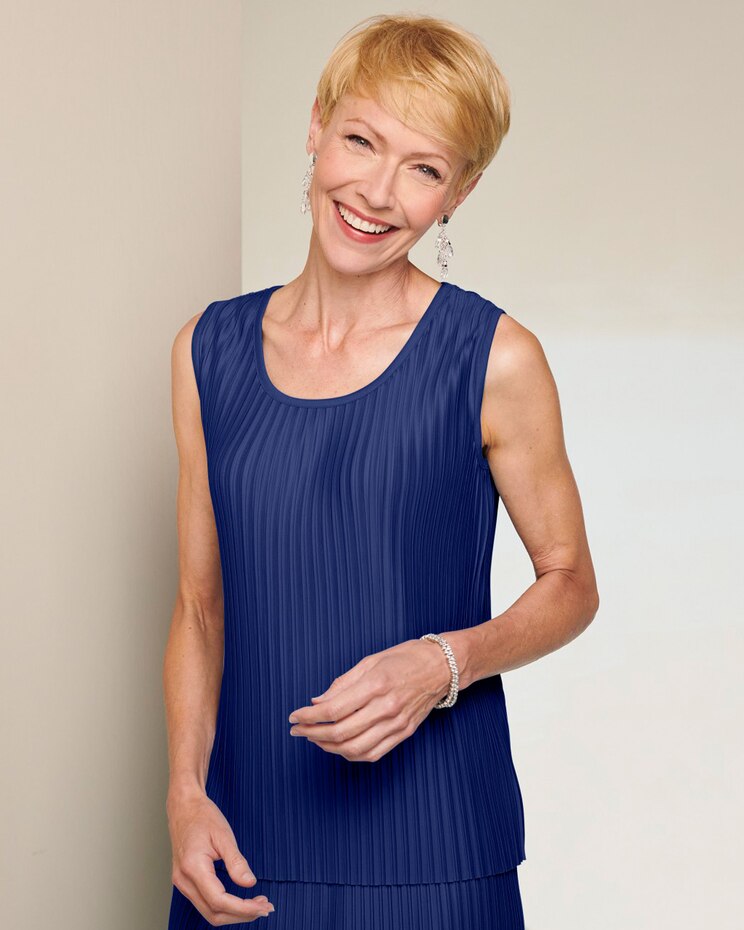 Pretty Pleats Tank image number 1
