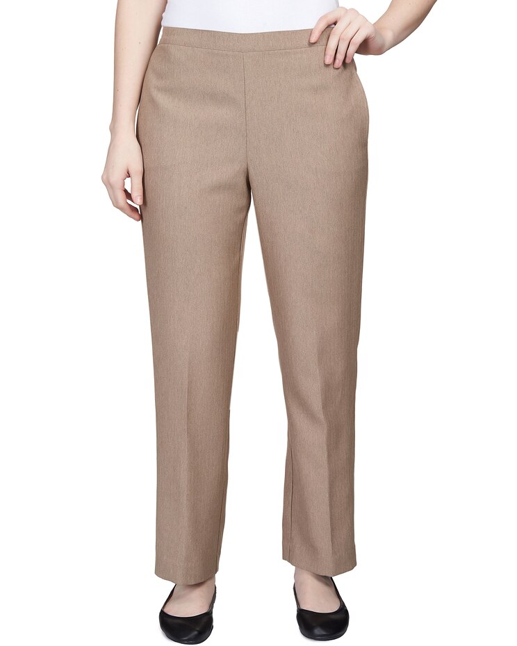 Alfred Dunner® Mulberry Street Herringbone Short Length Pant image number 1