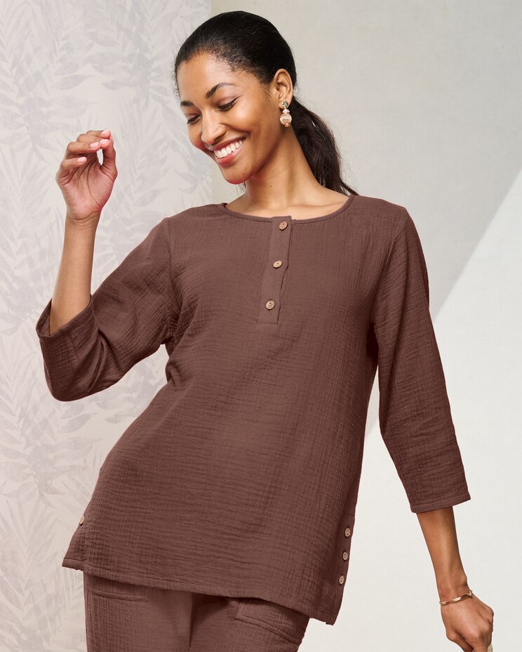 Easy Breezy Solid Tunic image number 1