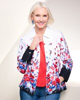 Red White and Bloom Jacket thumbnail number 1