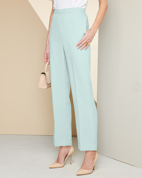 Alfred Dunner Textured Pull-On Pants