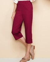 Favorite Poplin Pull-On Capris thumbnail number 1