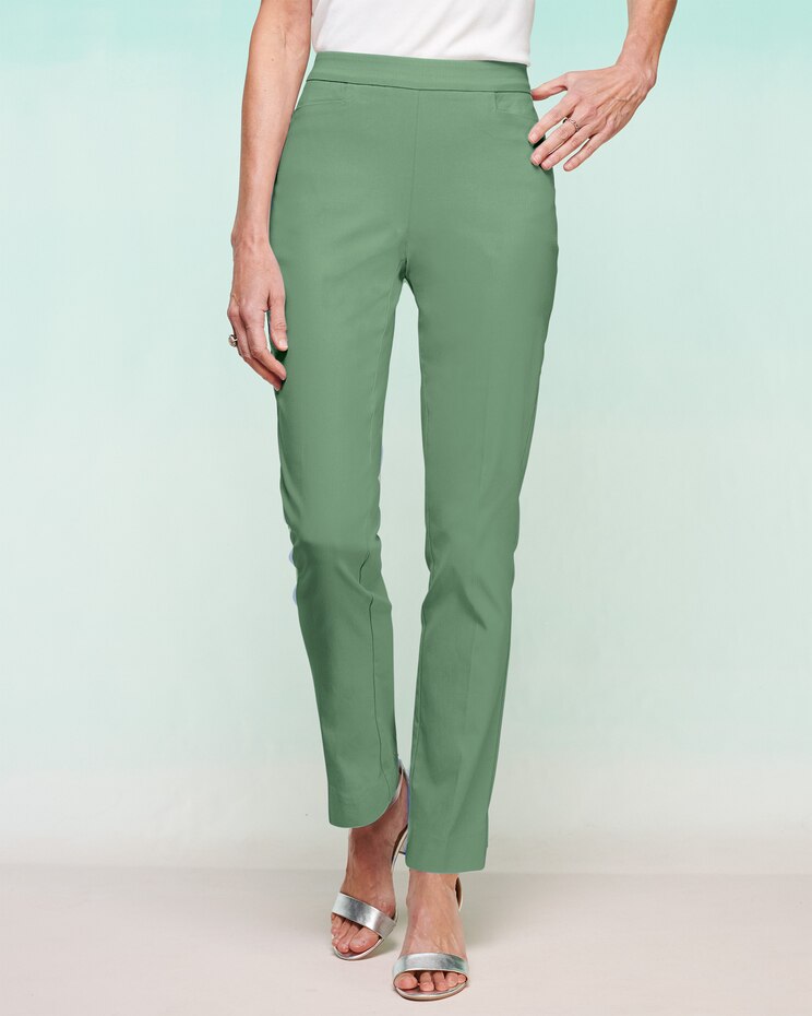 Slimtacular® Textured Tapered Pants image number 1