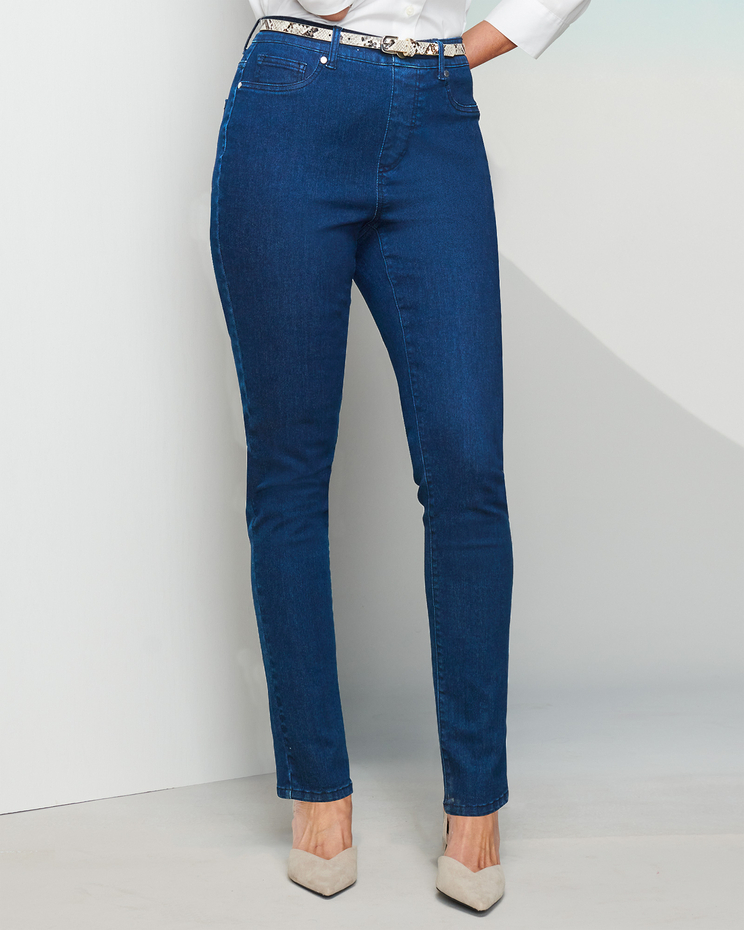 Slimtacular® Flex Fit Denim Skinny Jeans image number 1