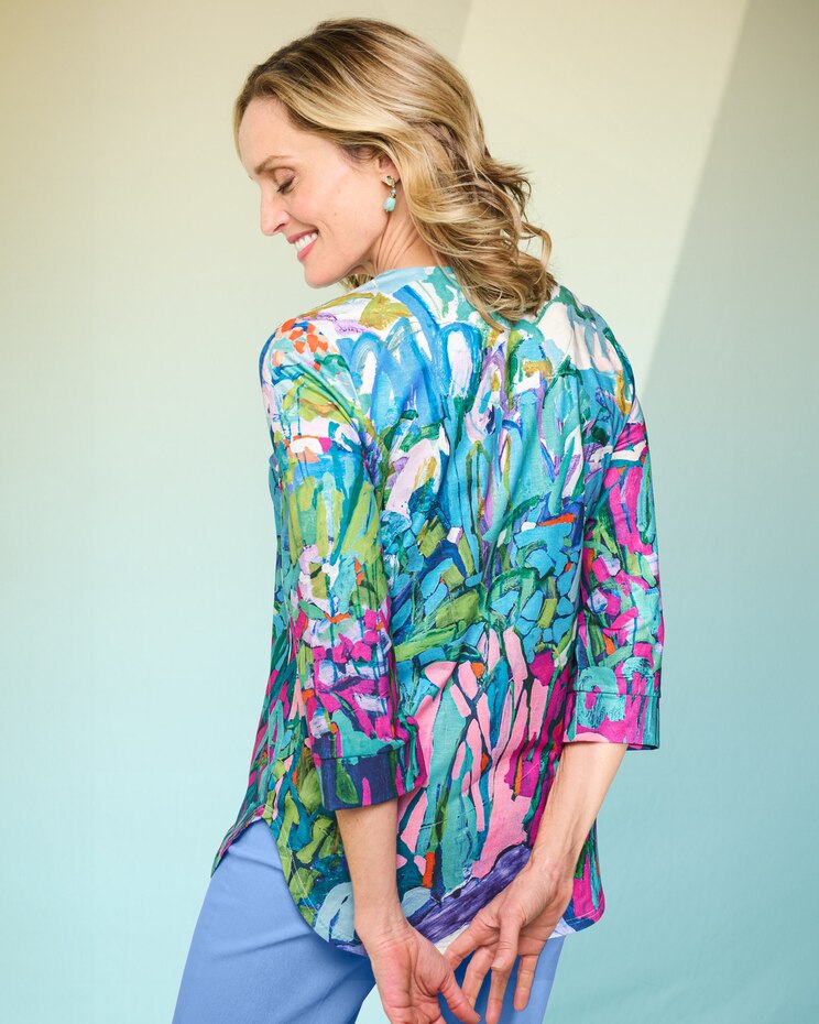 Artful Garden Print Tee image number 2