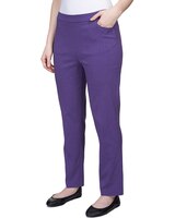 Alfred Dunner® Point Of View Shaping Flat Front Short Length Pant thumbnail number 6