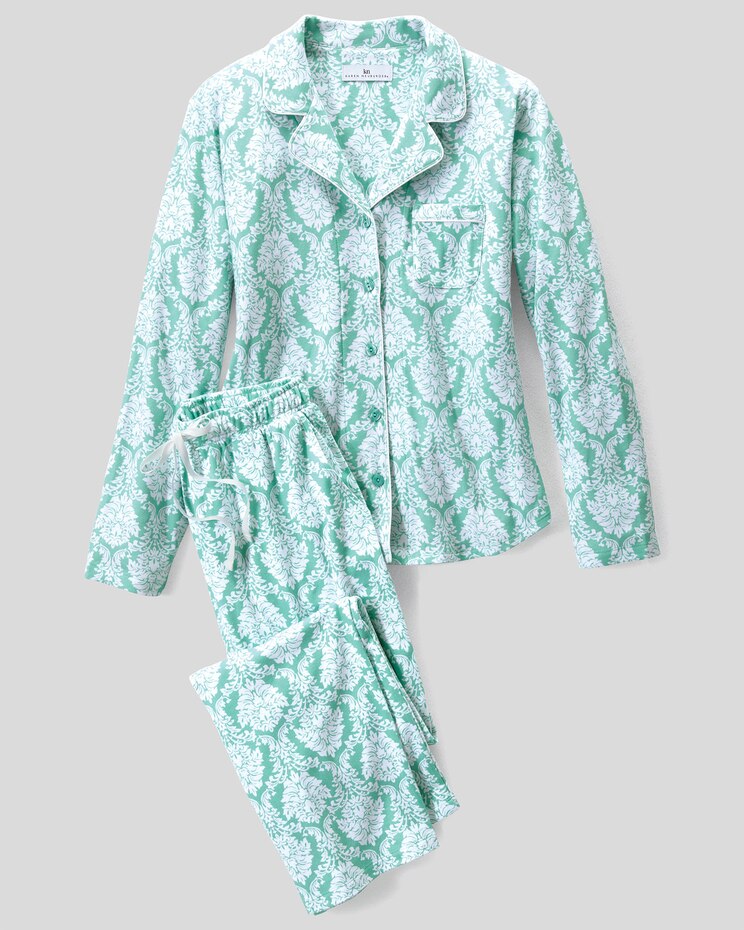 Karen Neuburger® Brocade-Print Girlfriend Pajamas Set image number 1