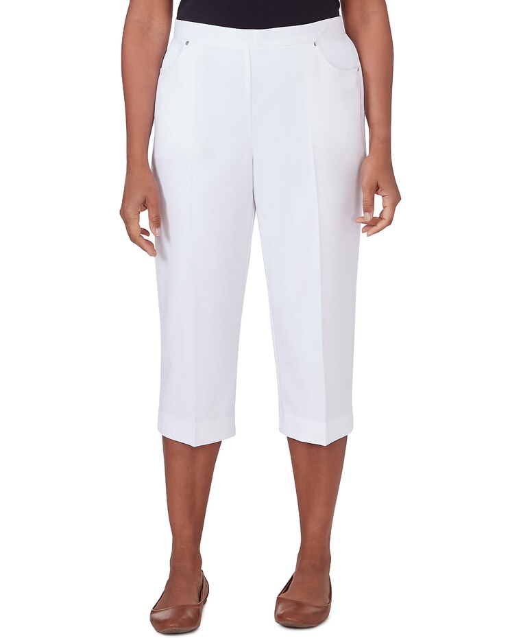 Alfred Dunner® Paradise Island Island Twill Capri image number 1