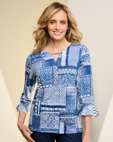 CL Patchwork Tee by Alfred Dunner thumbnail number 1
