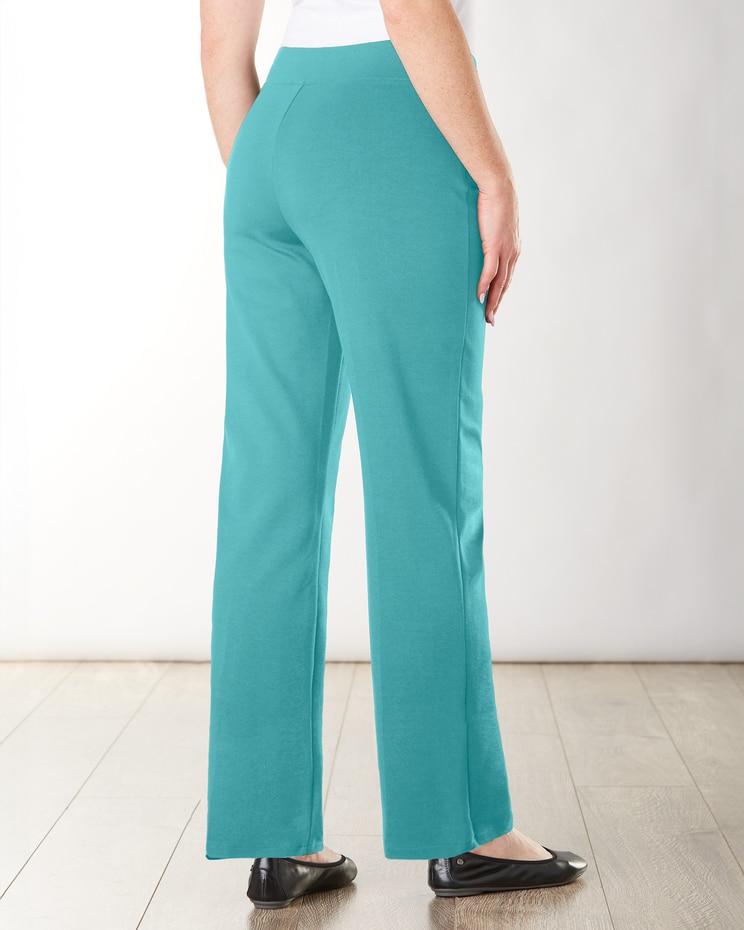 Slimtacular® Ponte Straight Leg Pull-On Pants image number 2